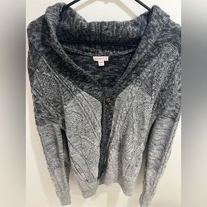Merona Grayscale sweater/cardigan